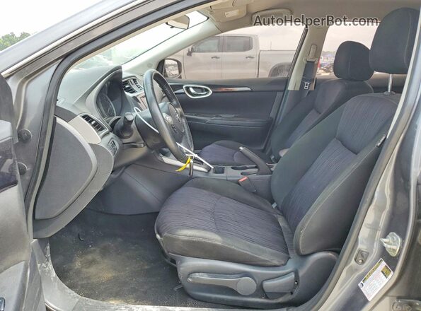 3N1AB7AP3KY357607 2019 NISSAN SENTRA Gray წინა სალონის ხედი