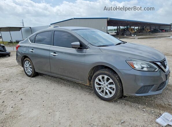 3N1AB7AP3KY357607 2019 NISSAN SENTRA Gray წინა მარჯვენა