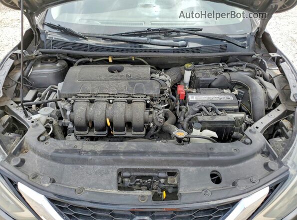 3N1AB7AP3KY357607 2019 NISSAN SENTRA Gray უკანა სალონის ხედი