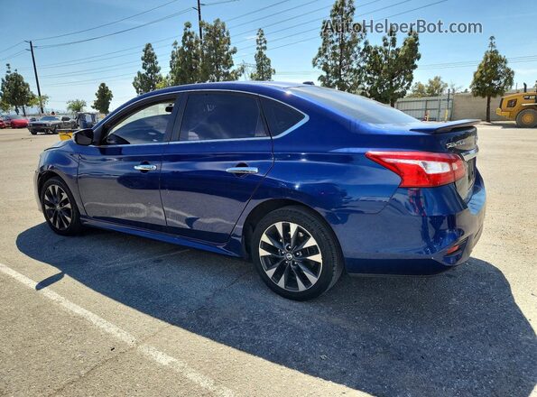 3N1AB7AP3KY362709 2019 NISSAN SENTRA Blue Հետևի ձախ