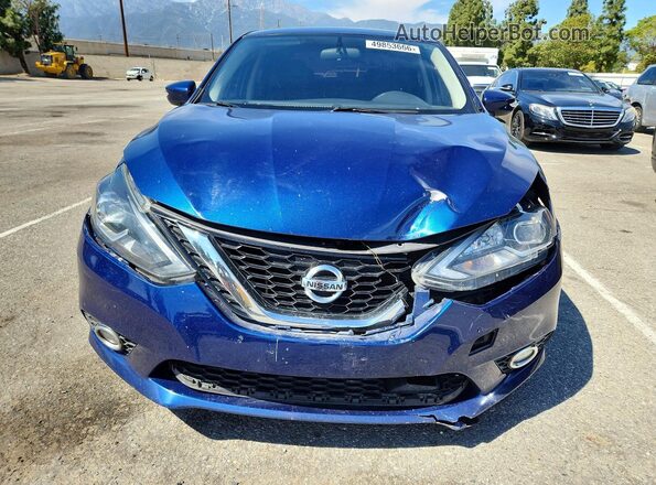 3N1AB7AP3KY362709 2019 NISSAN SENTRA Blue Դիմացի տեսք