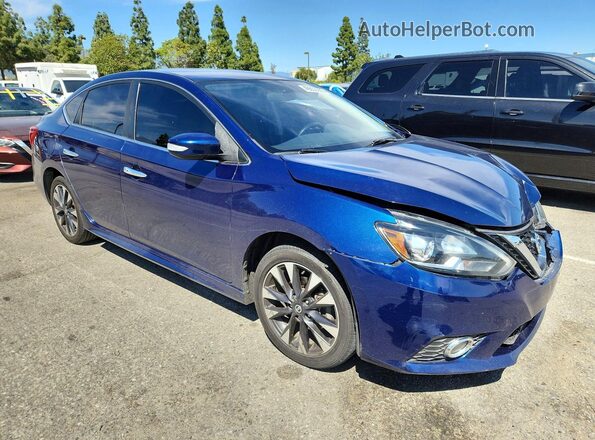 3N1AB7AP3KY362709 2019 NISSAN SENTRA Blue Առջևի աջ