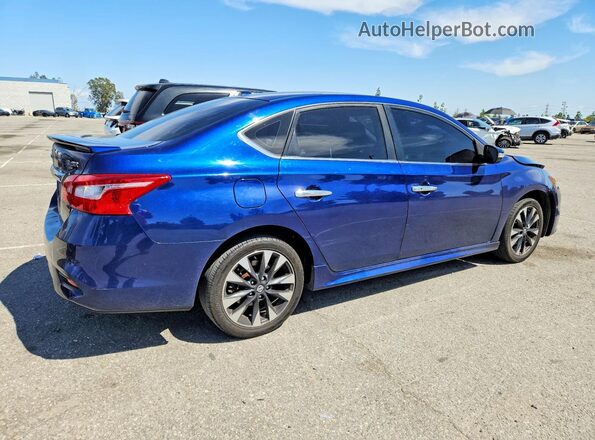 3N1AB7AP3KY362709 2019 NISSAN SENTRA Blue Հետևի աջ