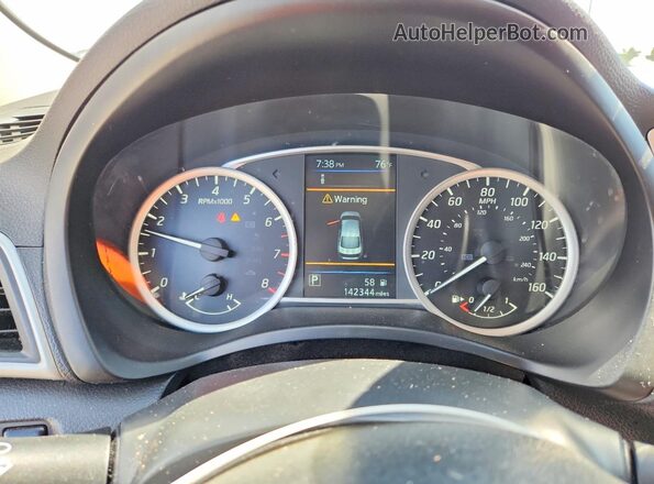 3N1AB7AP3KY362709 2019 NISSAN SENTRA Blue Սարքավորումների վահանակի տեսք