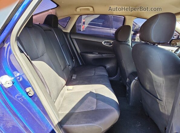 3N1AB7AP3KY362709 2019 NISSAN SENTRA Blue Հետևի նստատեղերի տեսք