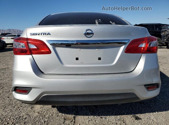 3N1AB7AP3KY365836 2019 NISSAN SENTRA Silver უკანა ხედი