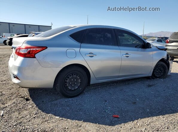 3N1AB7AP3KY365836 2019 NISSAN SENTRA Silver უკანა მარჯვენა