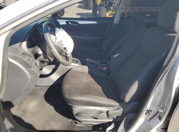 3N1AB7AP3KY365836 2019 NISSAN SENTRA Silver წინა სალონის ხედი
