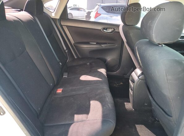 3N1AB7AP3KY365836 2019 NISSAN SENTRA Silver უკანა სავარძლების ხედი