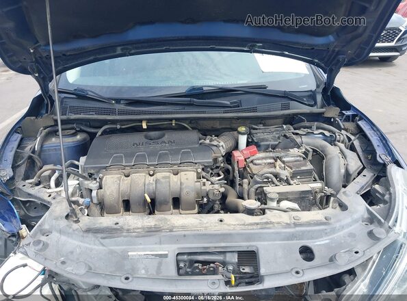 3N1AB7AP3KY370941 2019 NISSAN SENTRA Blue უკანა ხედი