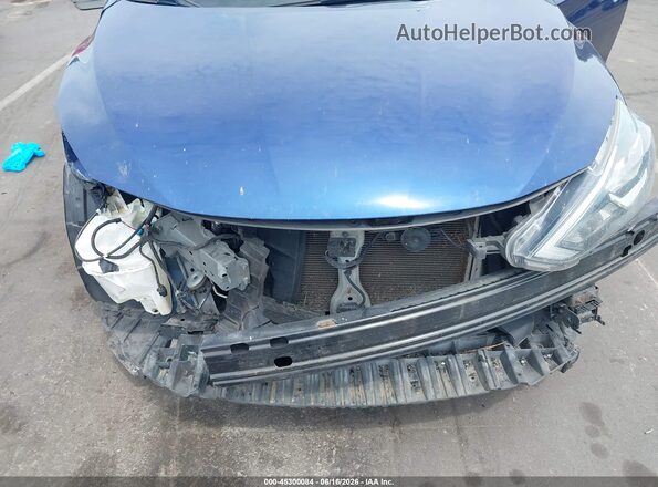 3N1AB7AP3KY370941 2019 NISSAN SENTRA Blue წინა ხედი