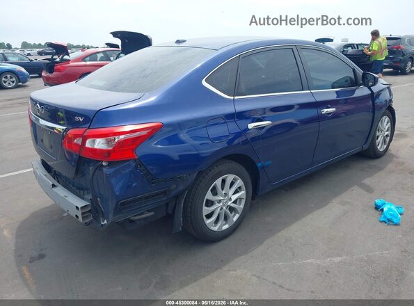 3N1AB7AP3KY370941 2019 NISSAN SENTRA Blue უკანა მარჯვენა