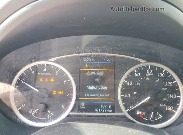 3N1AB7AP3KY374102 2019 NISSAN SENTRA Silver Вид щитка приладів