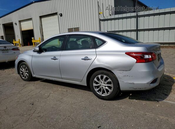3N1AB7AP3KY374102 2019 NISSAN SENTRA Silver Задня ліва чверть
