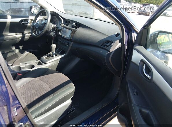 3N1AB7AP3KY384449 2019 NISSAN SENTRA Blue Front interior view