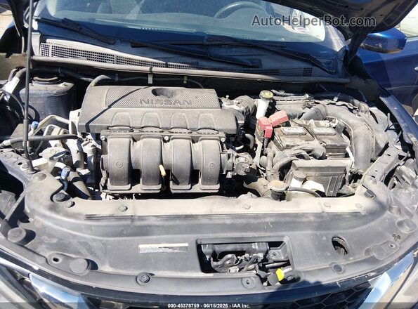 3N1AB7AP3KY384449 2019 NISSAN SENTRA Blue Rear view