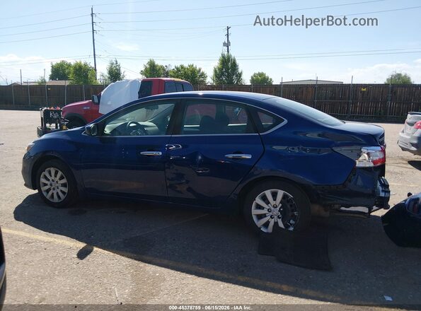 3N1AB7AP3KY384449 2019 NISSAN SENTRA Blue 360 interior view