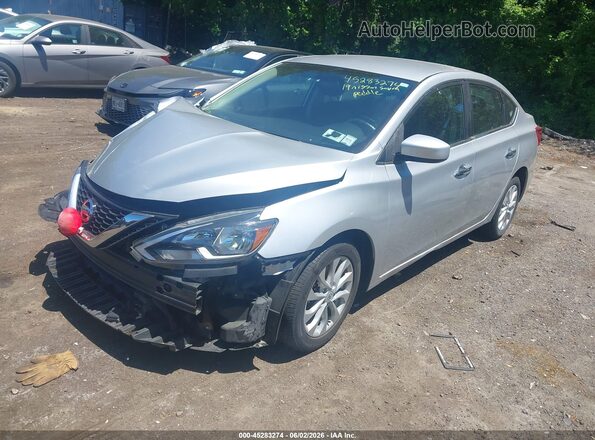 3N1AB7AP3KY391594 2019 NISSAN SENTRA Gray 