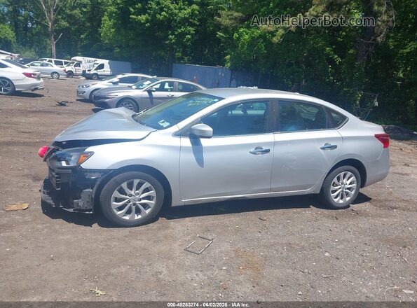 3N1AB7AP3KY391594 2019 NISSAN SENTRA Gray 