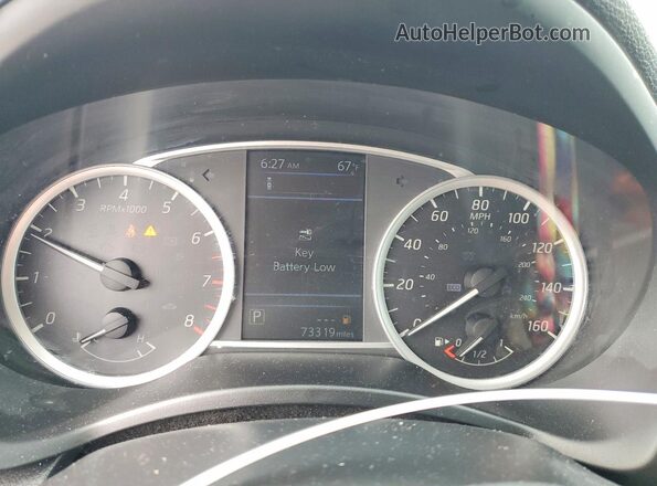 3N1AB7AP3KY397461 2019 NISSAN SENTRA Blue Սարքավորումների վահանակի տեսք