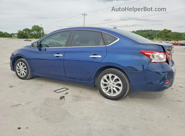 3N1AB7AP3KY397461 2019 NISSAN SENTRA Blue Հետևի ձախ