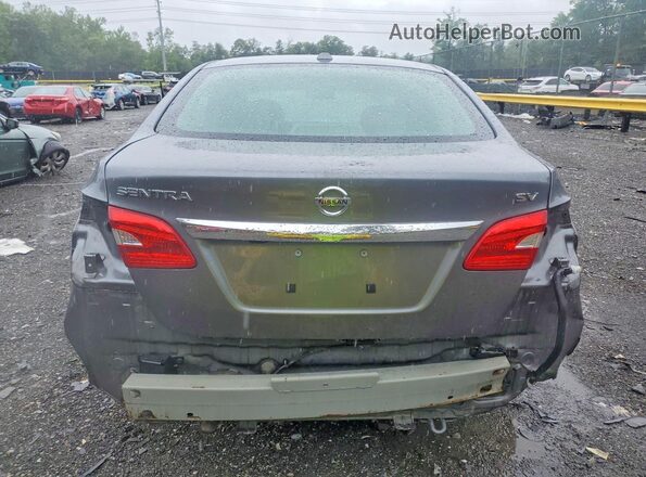 3N1AB7AP3KY412928 2019 NISSAN SENTRA Gray Вид ззаду