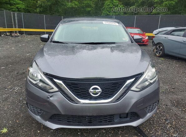 3N1AB7AP3KY412928 2019 NISSAN SENTRA Gray Вид спереду