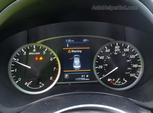 3N1AB7AP3KY412928 2019 NISSAN SENTRA Gray Вид щитка приладів