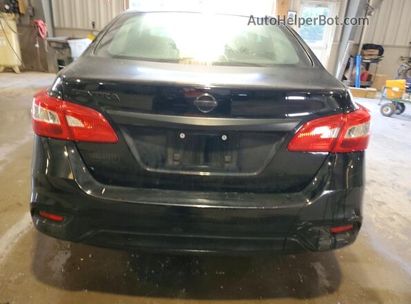3N1AB7AP3KY440051 2019 NISSAN SENTRA Черный Вид сзади
