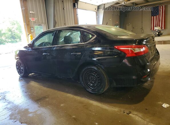 3N1AB7AP3KY440051 2019 NISSAN SENTRA Черный Задняя левая четверть