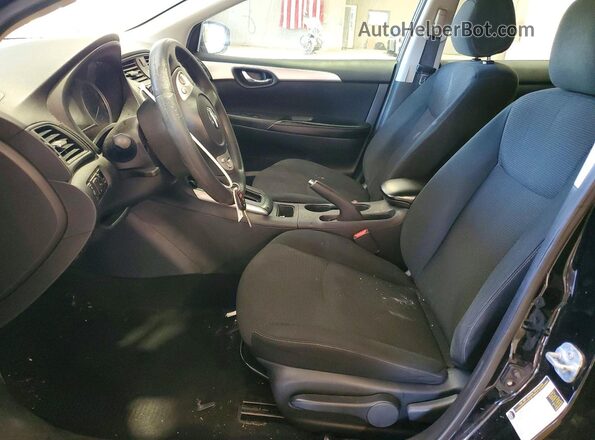 3N1AB7AP3KY440051 2019 NISSAN SENTRA Черный Вид салона спереди