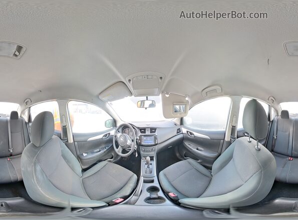 3N1AB7AP3KY447274 2019 NISSAN SENTRA Угольный Панорамный вид салона 360°