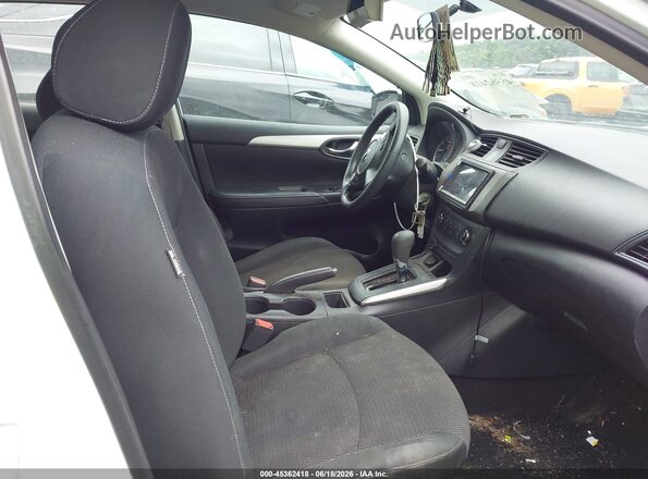 3N1AB7AP3KY449431 2019 NISSAN SENTRA White Front interior view