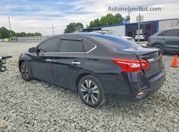 3N1AB7AP3KY450854 2019 NISSAN SENTRA Черный Задняя левая четверть