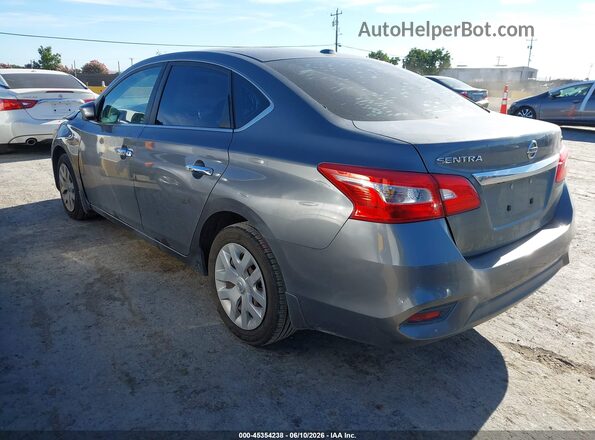3N1AB7AP4GL650677 2016 NISSAN SENTRA Gray Задня ліва чверть