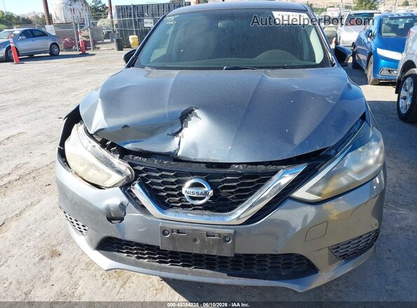 3N1AB7AP4GL650677 2016 NISSAN SENTRA Gray Вид спереду