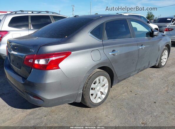 3N1AB7AP4GL650677 2016 NISSAN SENTRA Gray Задня права чверть