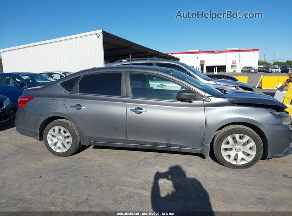 3N1AB7AP4GL650677 2016 NISSAN SENTRA Gray Вид задньої частини салону