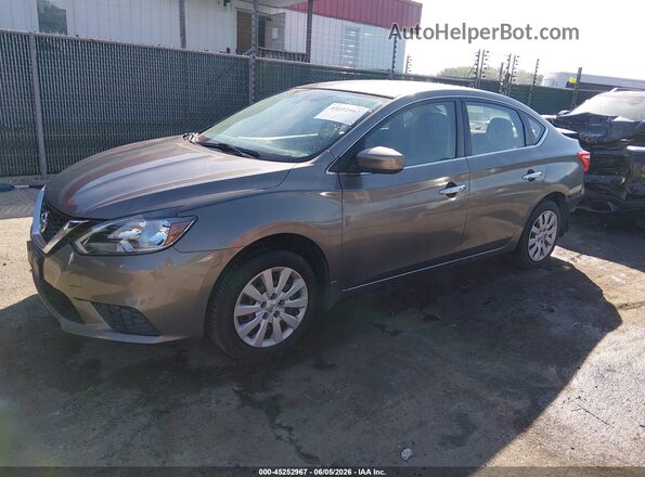 3N1AB7AP4GL659993 2016 NISSAN SENTRA Gray Przód lewy