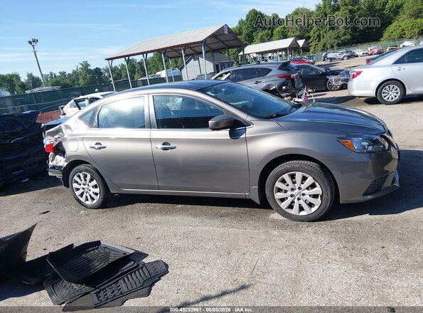 3N1AB7AP4GL659993 2016 NISSAN SENTRA Gray Widok wnętrza 360 stopni