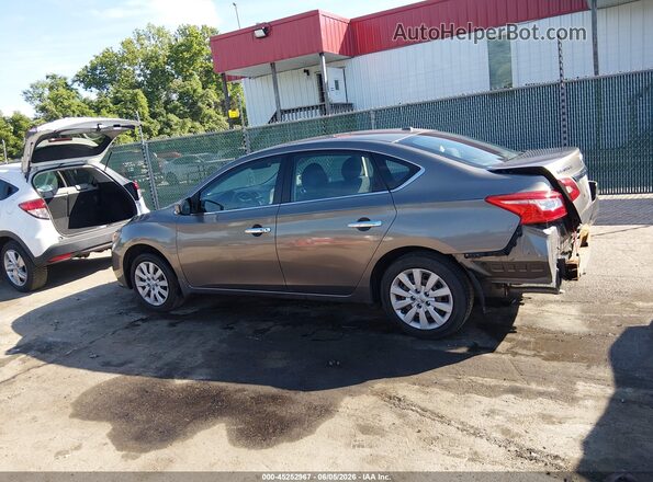 3N1AB7AP4GL659993 2016 NISSAN SENTRA Gray 
