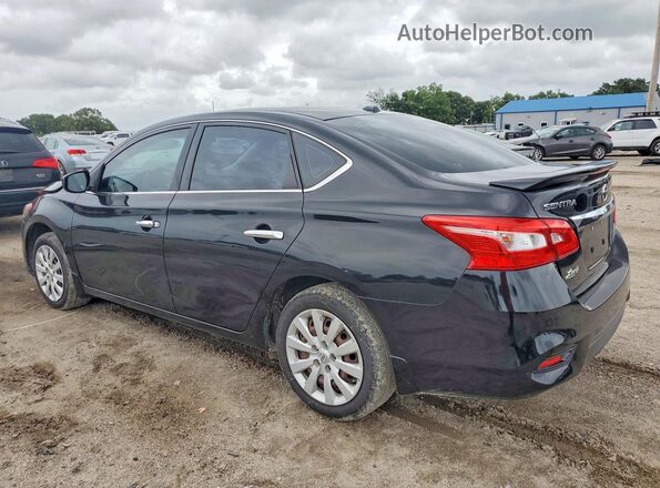 3N1AB7AP4GL666703 2016 NISSAN SENTRA Black Trasero izquierdo