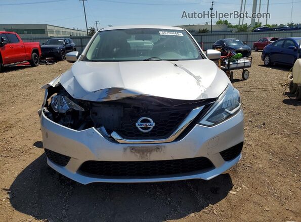 3N1AB7AP4GL667091 2016 NISSAN SENTRA Silver Front view