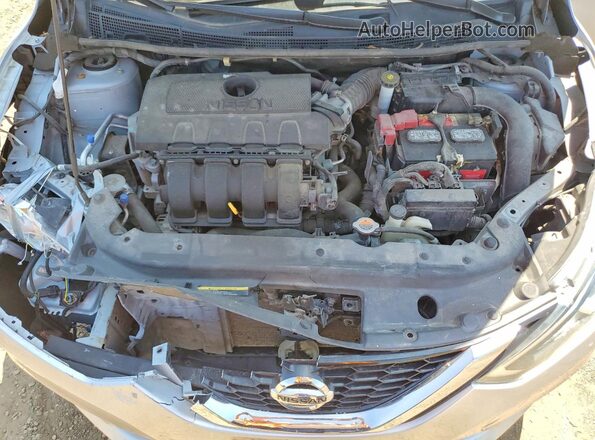3N1AB7AP4GL667091 2016 NISSAN SENTRA Silver Rear interior view
