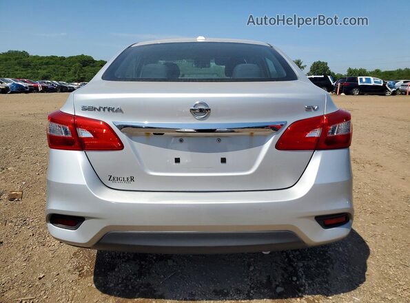 3N1AB7AP4GL667091 2016 NISSAN SENTRA Silver Rear view