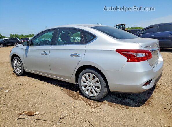 3N1AB7AP4GL667091 2016 NISSAN SENTRA Silver Rear left