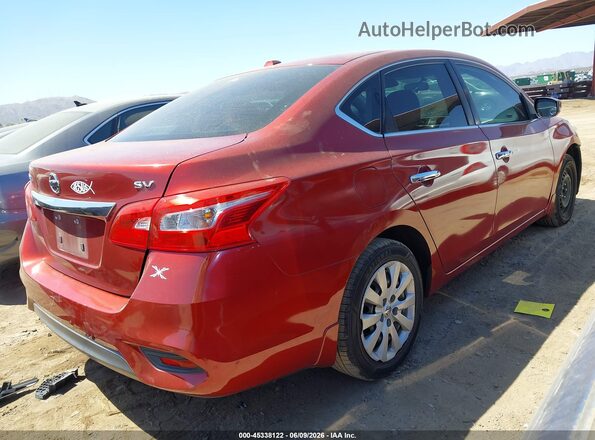 3N1AB7AP4GL675448 2016 NISSAN SENTRA Burgundy Rear right