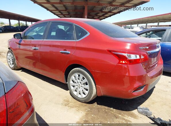 3N1AB7AP4GL675448 2016 NISSAN SENTRA Burgundy Rear left