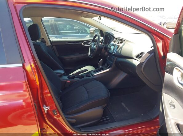 3N1AB7AP4GL675448 2016 NISSAN SENTRA Burgundy Front interior view