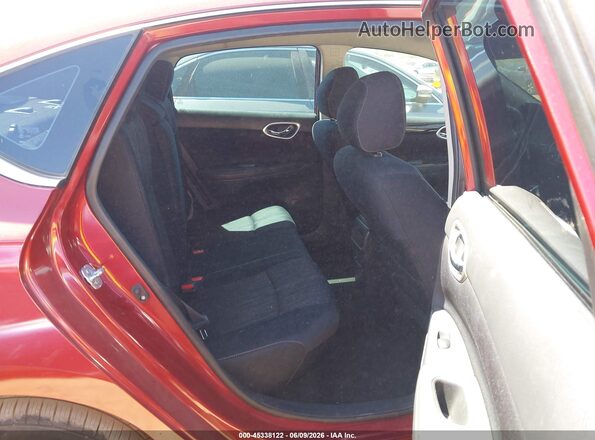3N1AB7AP4GL675448 2016 NISSAN SENTRA Burgundy VIN sticker view